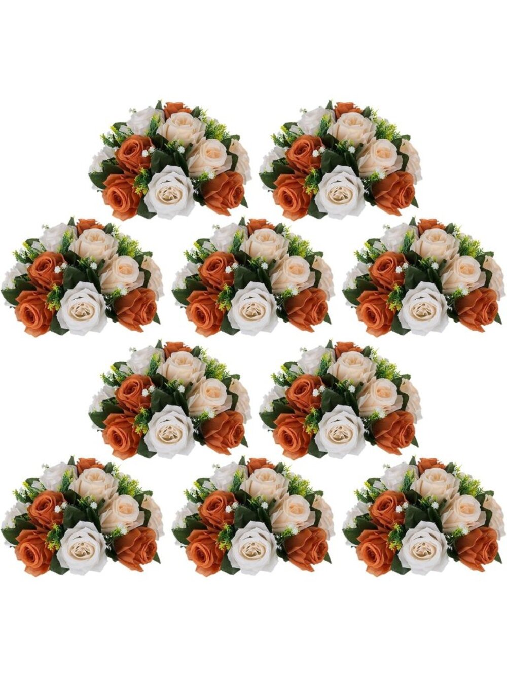 Terracotta Flower Ball Centerpieces | Fall Floral Arrangements & Home Decor